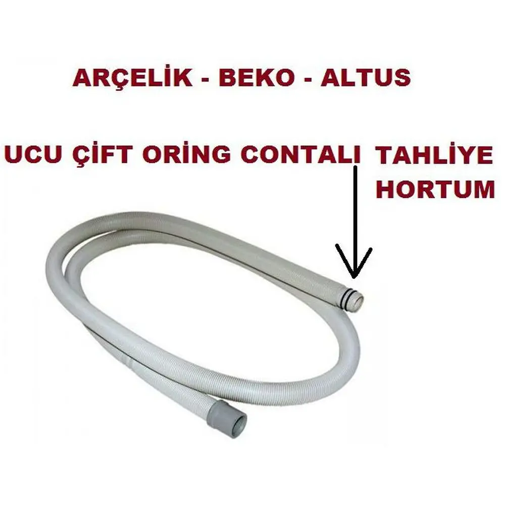 Beko /Altus Bulaşık Makinesi Tahliye Hortumu - 1853200300 Orjinal