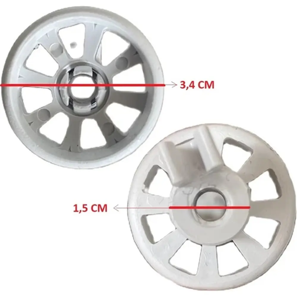 Beko BKY3513C Bulaşık Makinesi Alt Sepet Tekerleği