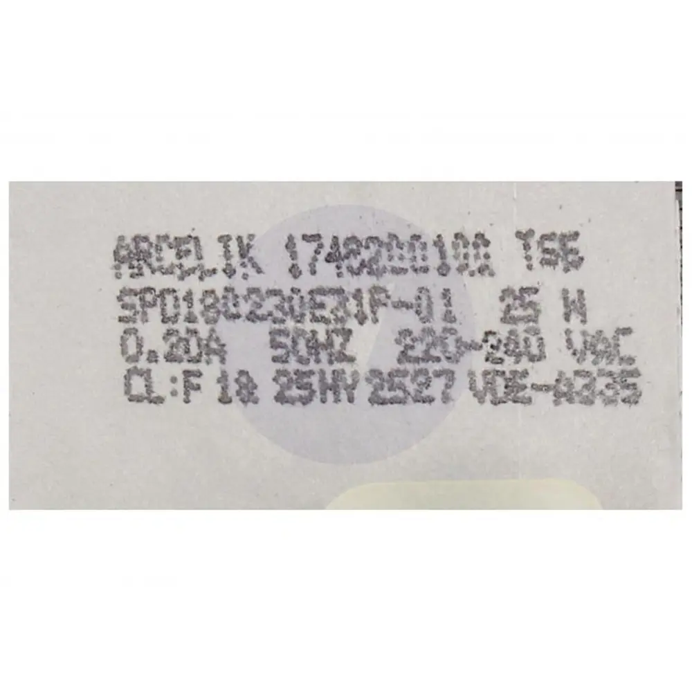 Regal PRATIKBM210 Bulaşık Makinesi Tahliye Pompası Termikli Orjinal Orjinal