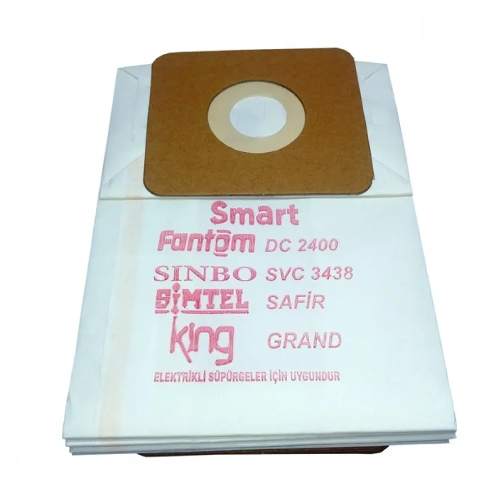Simtel Şampiyon Kağıt Süpürge Toz Torbası